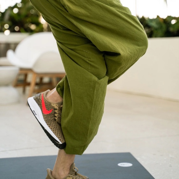 Buddha Pants WINTER SAVANNAH HAREM PANT, Green, Medium - Picture 2 of 2